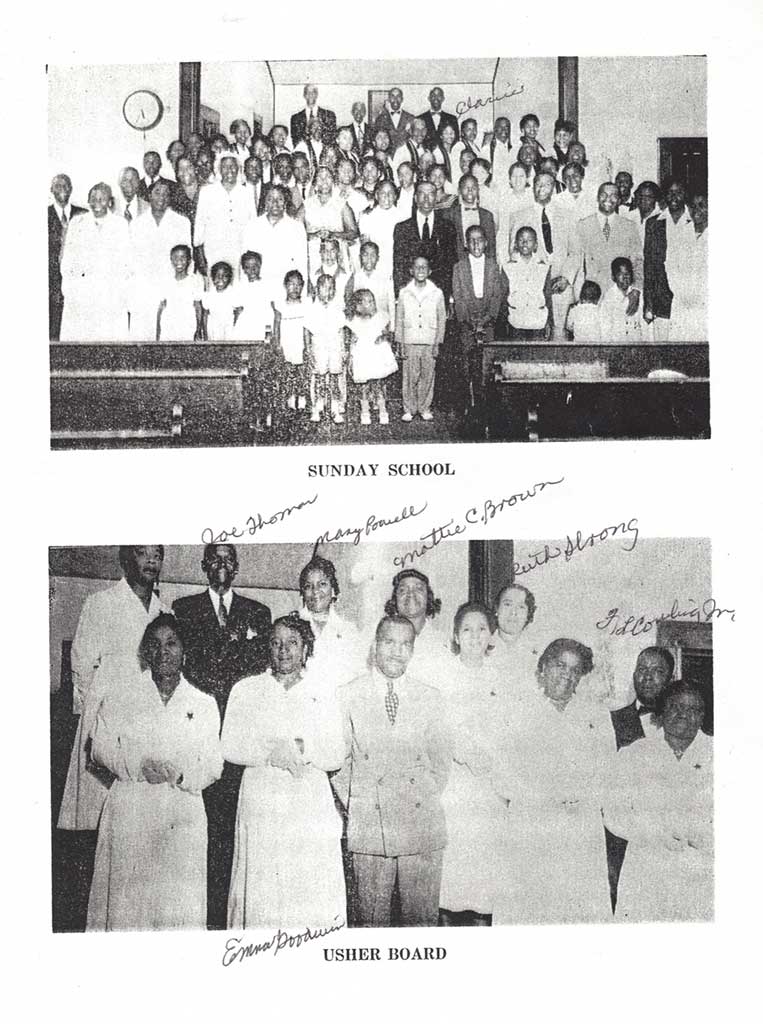 LBBC 1954 - Sunday School & Usher Board