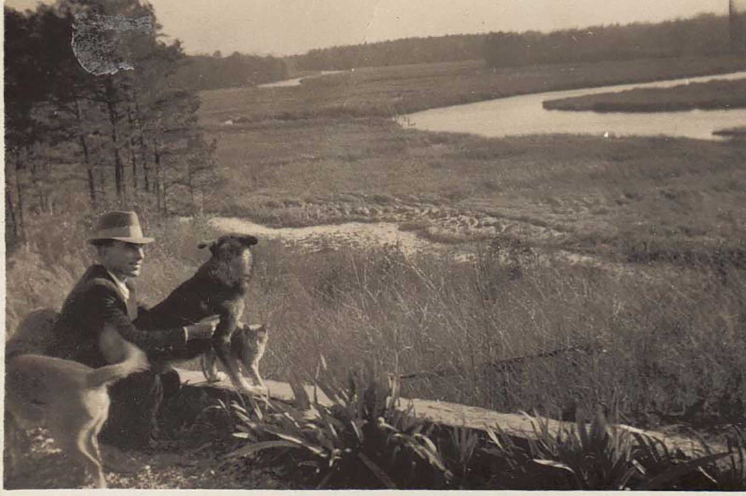 atlee-martin-overlooking-western-branch-of-nans-river-c1940-earl-martin-photo